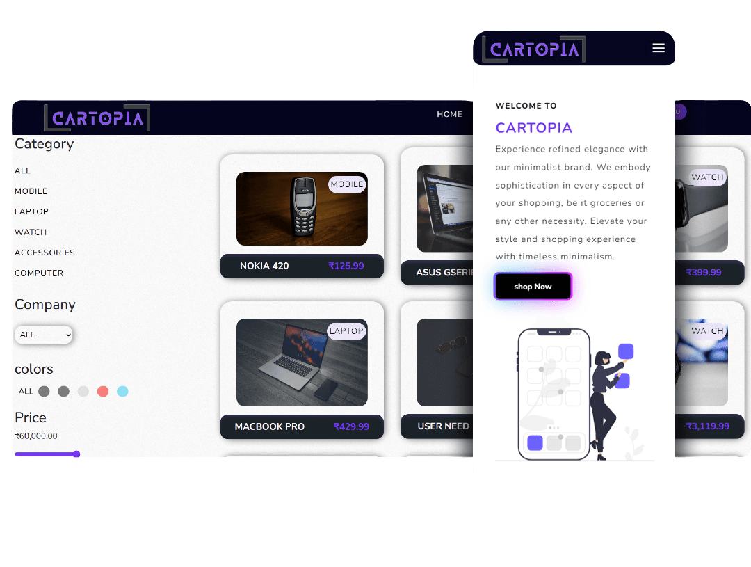 Cartopia Ecommerce